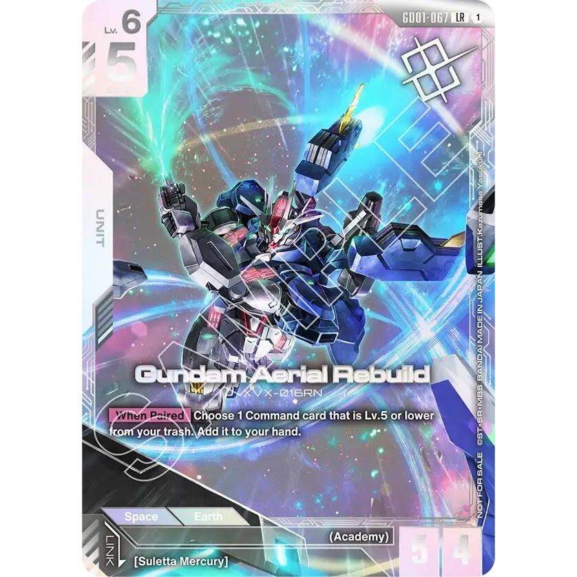 Image for Gundam Aerial Rebuild (Newtype Challenge 2025 Mission1) (GD01-067) (GCG-PR) - Gundam Card Game