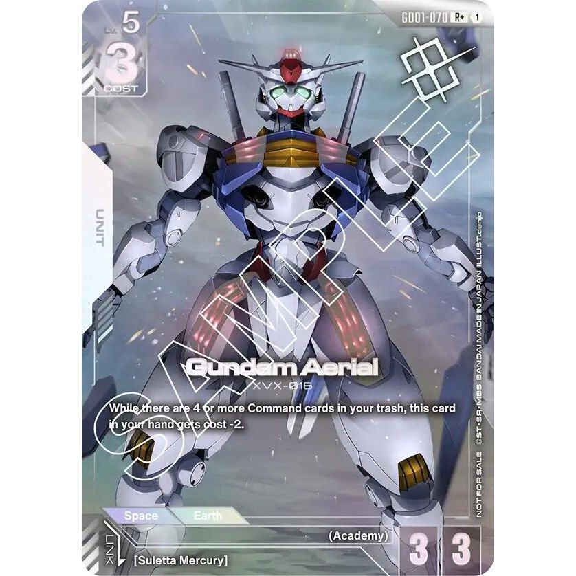 Image for Gundam Aerial (Store Tournament Winner Pack 01) (GD01-070) (GCG-PR) - Gundam Card Game