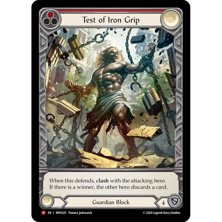 Image for Test of Iron Grip (Extended Art) (MPG025) - Flesh and Blood TCG