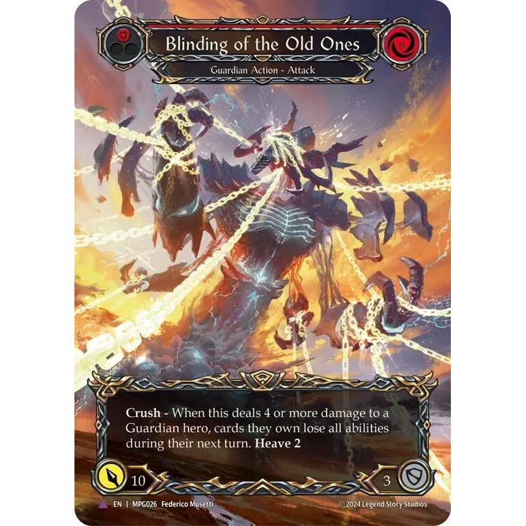 Image for Blinding of the Old Ones (Marvel) (MPG026) - Flesh and Blood TCG