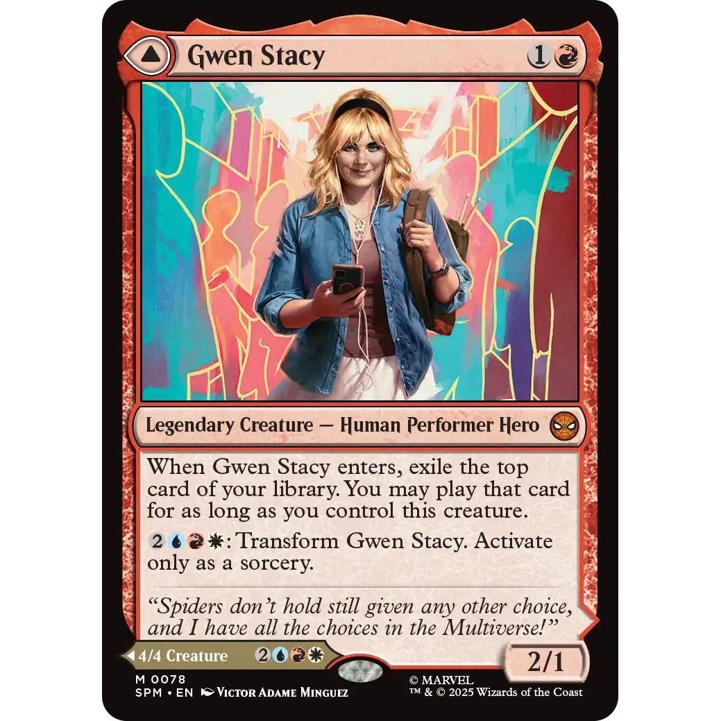 Image for Gwen Stacy (78) (SPM) - Magic: The Gathering