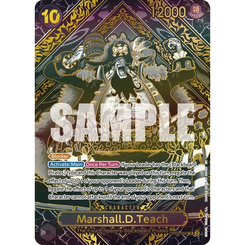 Image for Marshall.D.Teach (SP) (Gold) (OP09-093) (OP12) - One Piece Card Game