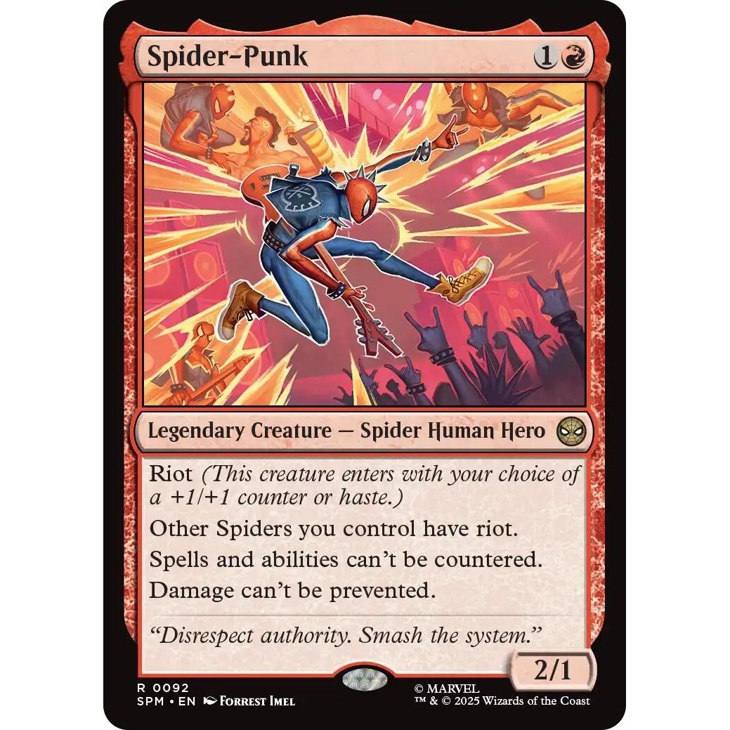 Image for Spider-Punk (92) (SPM) - Magic: The Gathering
