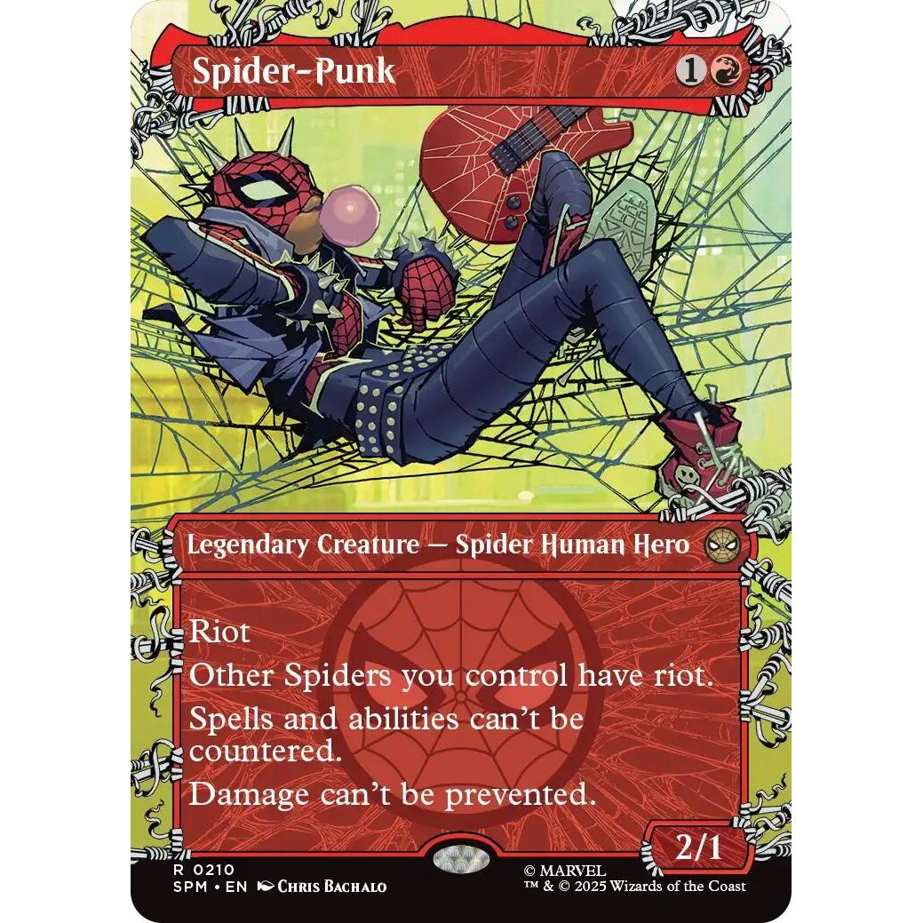 Image for Spider-Punk (0210) (Borderless) (210) (SPM) - Magic: The Gathering
