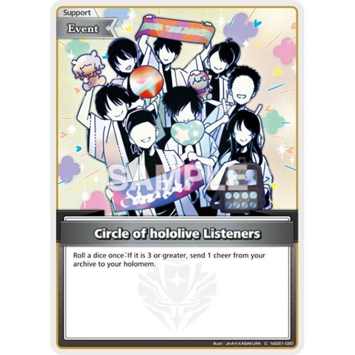 Image for Circle of hololive Listeners (C) (hSD01-020) (SD01E) - hololive OFFICIAL CARD GAME