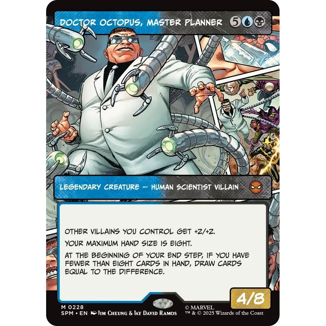 Image for Doctor Octopus, Master Planner (Borderless) (228) (SPM) - Magic: The Gathering