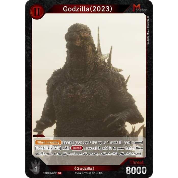 Image for Godzilla (2023) (ESD01-002) (ESD01-002) - Godzilla Card Game
