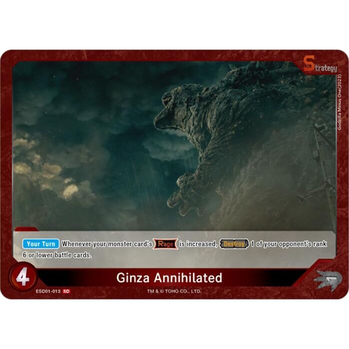Image for Ginza Annihilated (ESD01-013) (ESD01-013) - Godzilla Card Game