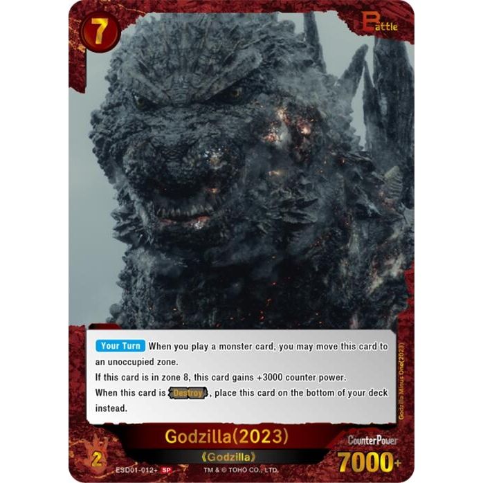 Image for Godzilla (2023) (ESD01-012+) (ESD01-012+) - Godzilla Card Game