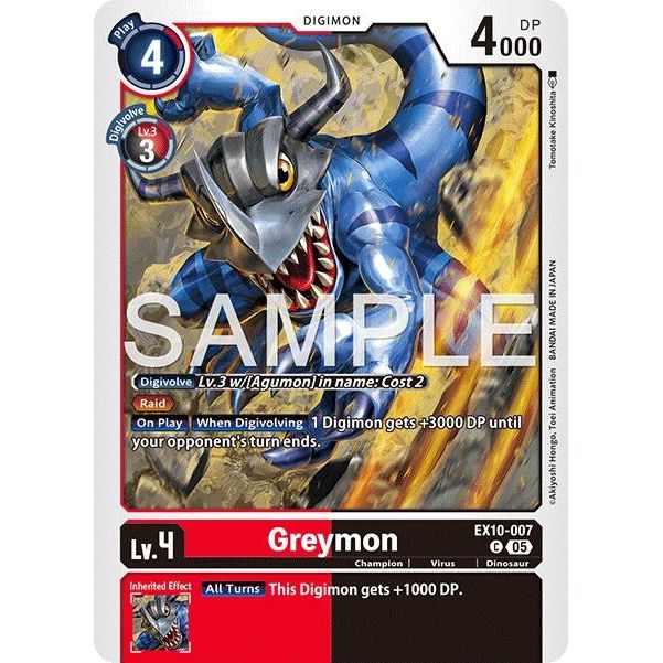Image for Greymon (EX10-007 C) (EX10) - Digimon Card Game