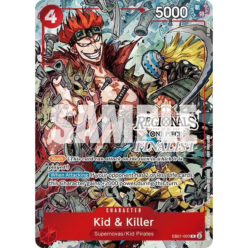 Image for Kid & Killer (Offline Regional Finalist Card Set 2025 Vol.2) (EB01-003) (OP-PR) - One Piece Card Game
