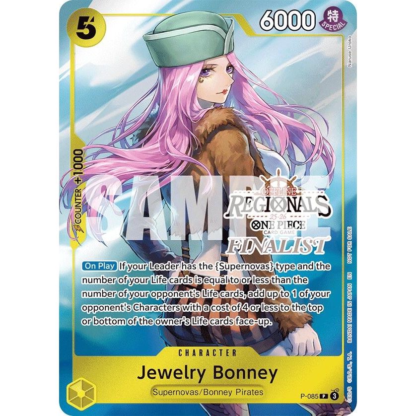 Image for Jewelry Bonney (Offline Regional Finalist Card Set 2025 Vol.2) (P-085) (OP-PR) - One Piece Card Game