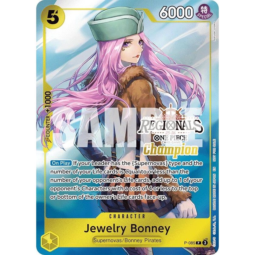 Image for Jewelry Bonney (Offline Regional Champion Card Set 2025 Vol.2) (P-085) (OP-PR) - One Piece Card Game