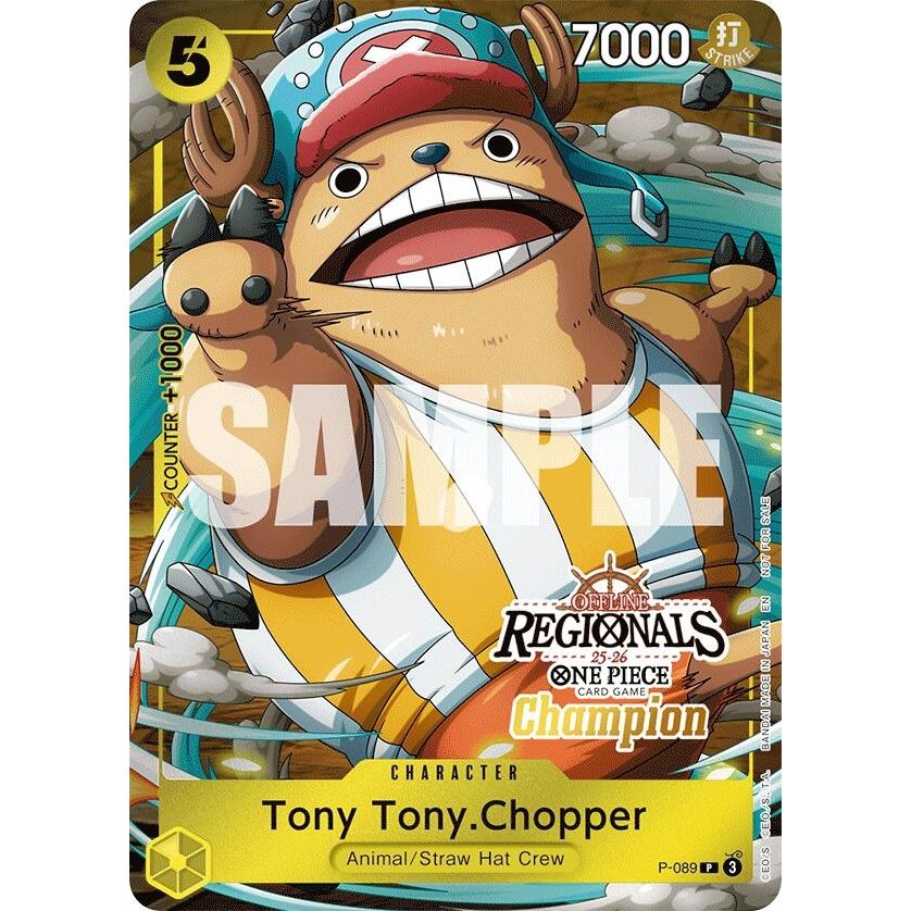 Image for Tony Tony.Chopper (Offline Regional Champion Card Set 2025 Vol.2) (P-089) (OP-PR) - One Piece Card Game