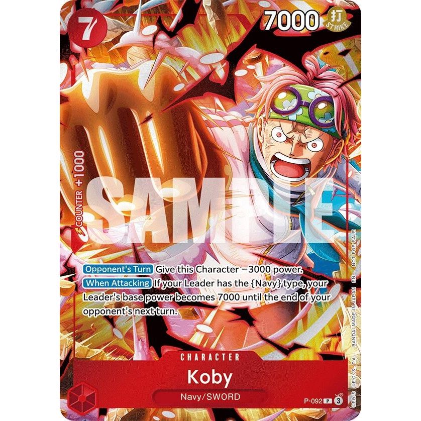Image for Koby (Event Pack Vol. 7) (P-092) (OP-PR) - One Piece Card Game