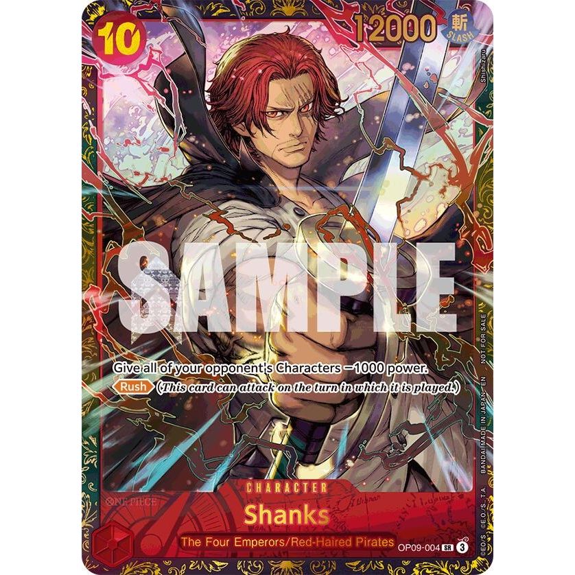 Image for Shanks (Championship 25-26 Offline Regionals Season 2) (OP09-004) (OP-PR) - One Piece Card Game