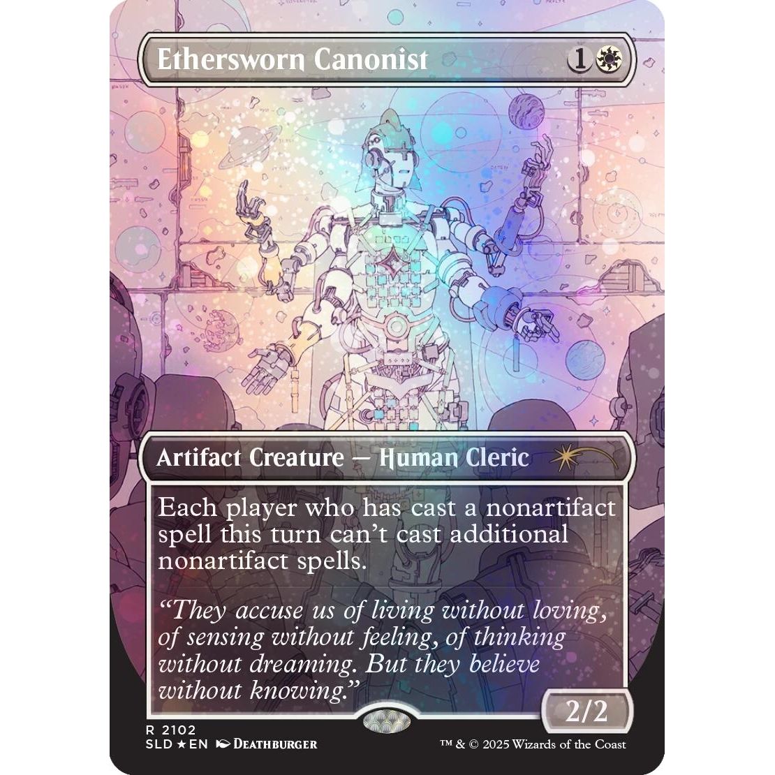 Image for Ethersworn Canonist (Galaxy Foil) (2102) (SLD) - Magic: The Gathering