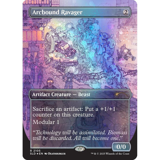 Image for Arcbound Ravager (2105) (Galaxy Foil) (2105) (SLD) - Magic: The Gathering