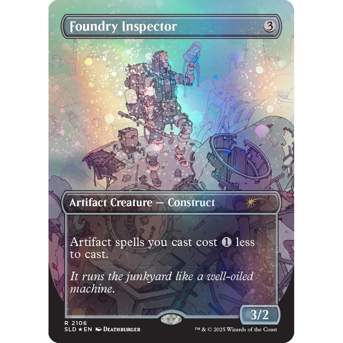 Image for Foundry Inspector (Galaxy Foil) (2106) (SLD) - Magic: The Gathering