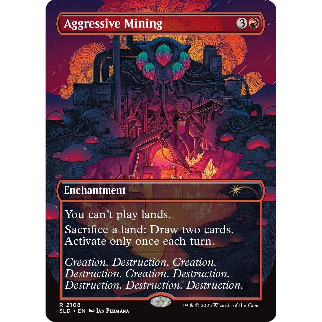 Image for Aggressive Mining (2108) (SLD) - Magic: The Gathering