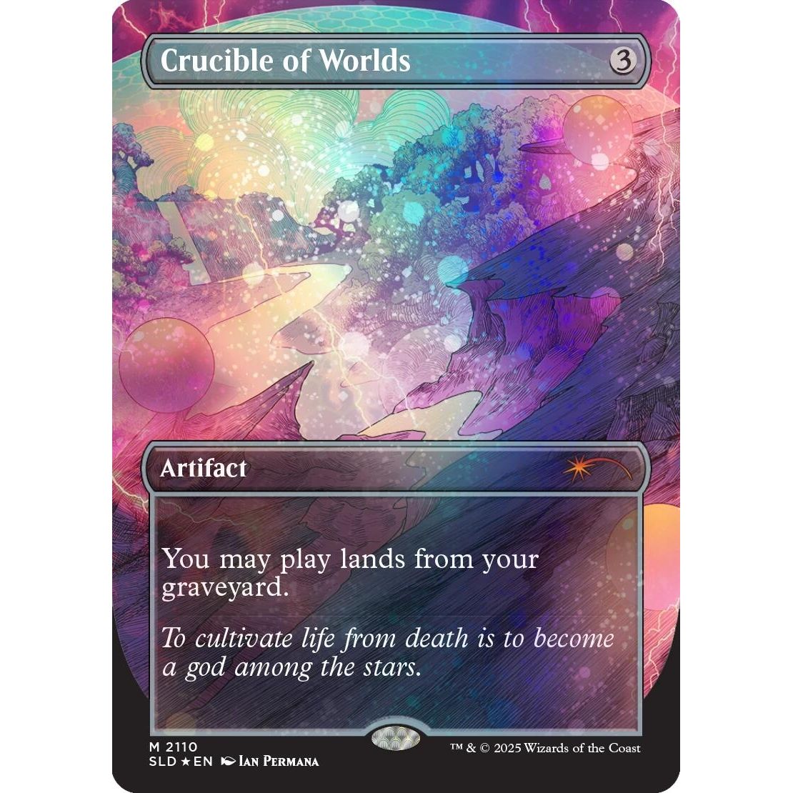 Image for Crucible of Worlds (Galaxy Foil) (2110) (SLD) - Magic: The Gathering