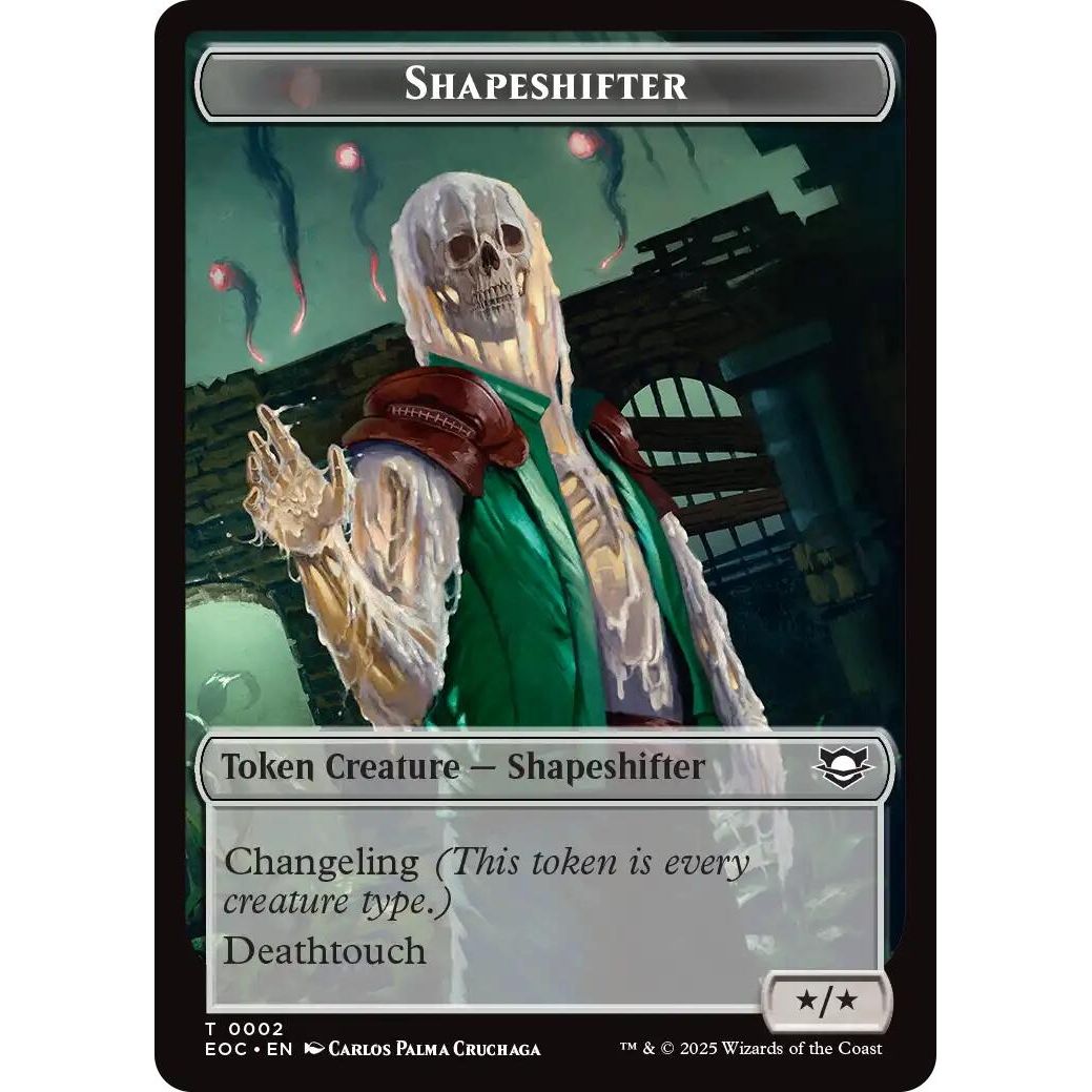 Image for Shapeshifter // Golem (0013) Double-Sided Token (2 // 13) (EOC) - Magic: The Gathering