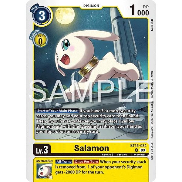 Image for Salamon (Time Stranger Demo Deck) (BT15-034 R) (DEMO) - Digimon Card Game