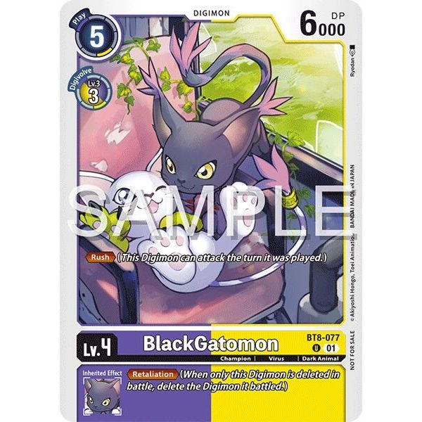 Image for BlackGatomon (Time Stranger Demo Deck) (BT8-077 U) (DEMO) - Digimon Card Game