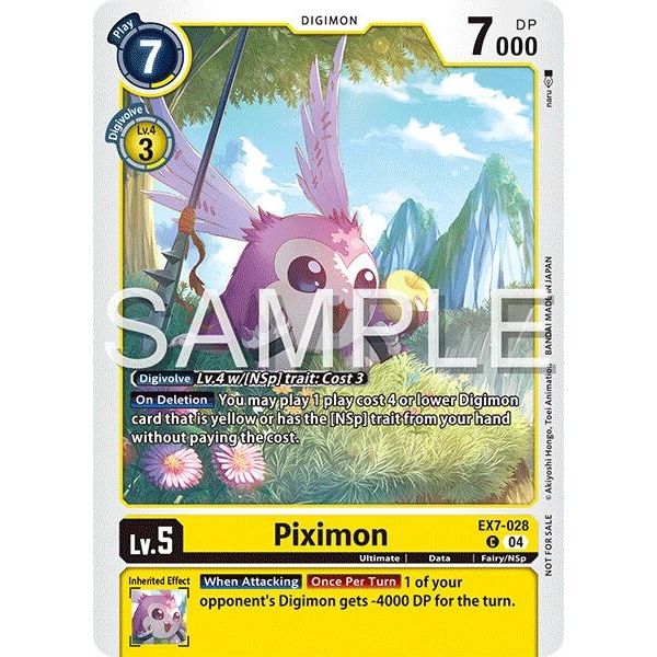 Image for Piximon (Time Stranger Demo Deck) (EX7-028 C) (DEMO) - Digimon Card Game