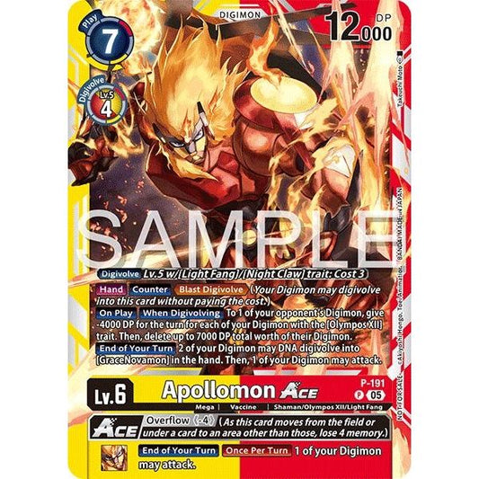 Image for Apollomon ACE (Time Stranger Demo Deck) (P-191 P) (DEMO) - Digimon Card Game