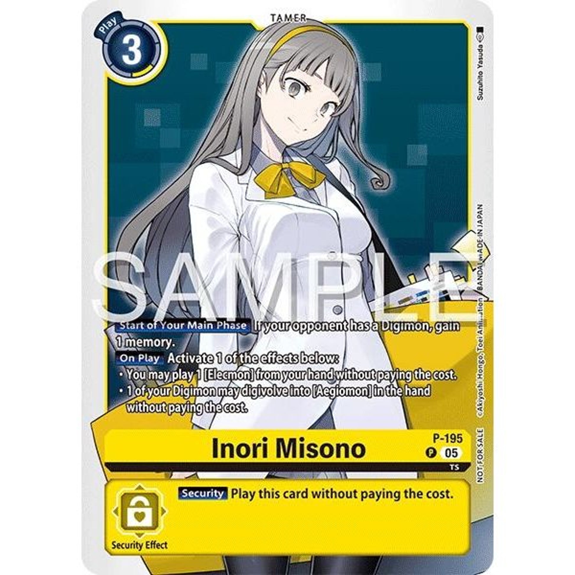 Image for Inori Misono (Time Stranger Demo Deck) (P-195 P) (DEMO) - Digimon Card Game