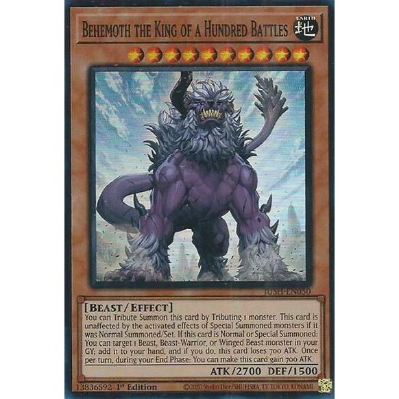 Image for Behemoth the King of a Hundred Battles (Super Rare) (JUSH-EN050) (JUSH) - YuGiOh