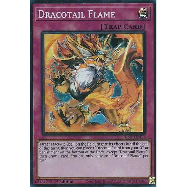 Image for Dracotail Flame (Super Rare) (JUSH-EN011) (JUSH) - YuGiOh