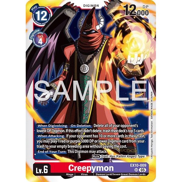 Image for Creepymon (EX10-009 SR) (EX10) - Digimon Card Game
