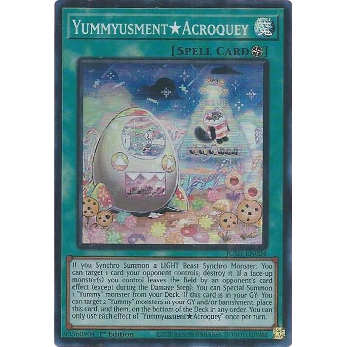Image for YummyusmentAcroquey (Super Rare) (JUSH-EN024) (JUSH) - YuGiOh