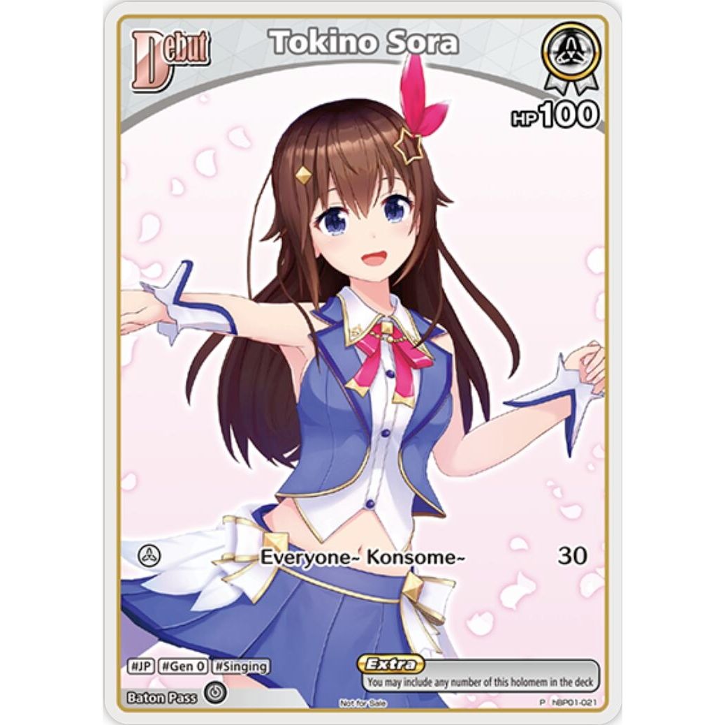 Image for Tokino Sora (P) (hBP01-021) (hBP01-021) (hOCGP) - hololive OFFICIAL CARD GAME