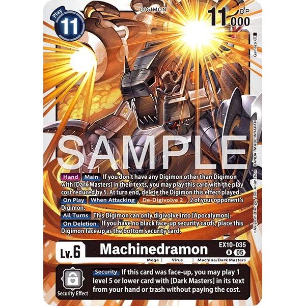 Image for Machinedramon (EX10-035 R) (EX10) - Digimon Card Game
