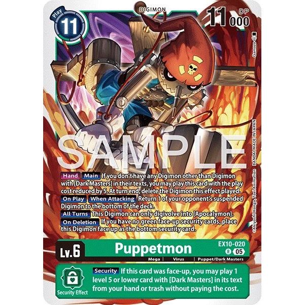 Image for Puppetmon (EX10-020 R) (EX10) - Digimon Card Game