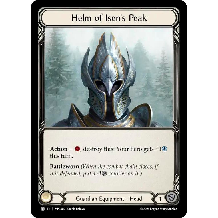 Image for Helm of Isen's Peak (MPG005) - Flesh and Blood TCG