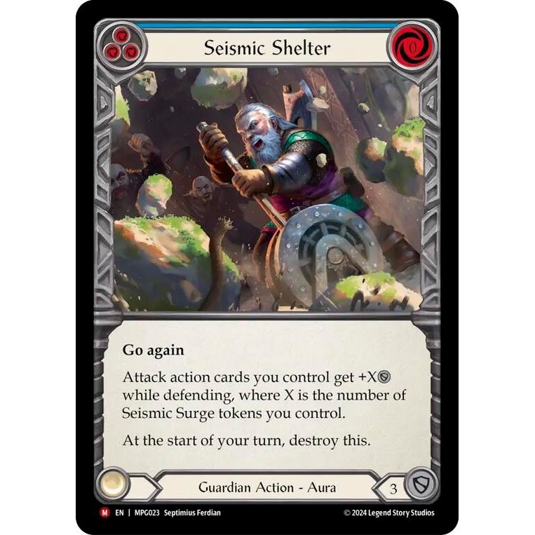 Image for Seismic Shelter (MPG023) - Flesh and Blood TCG