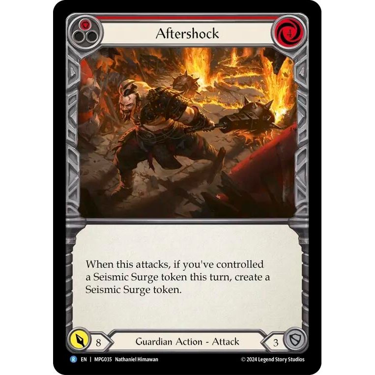 Image for Aftershock (Red) (MPG035) - Flesh and Blood TCG