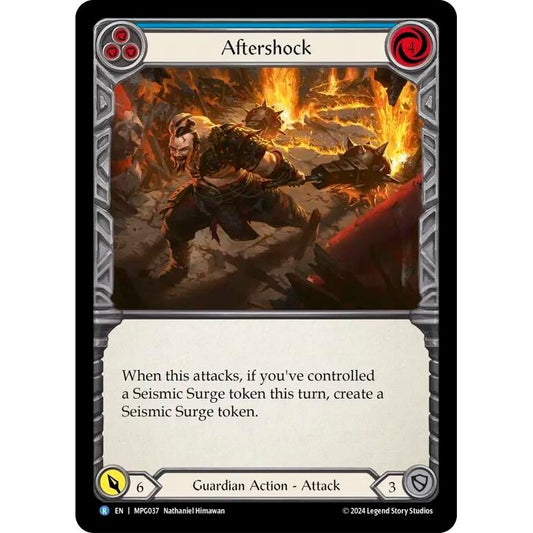 Image for Aftershock (Blue) (MPG037) - Flesh and Blood TCG