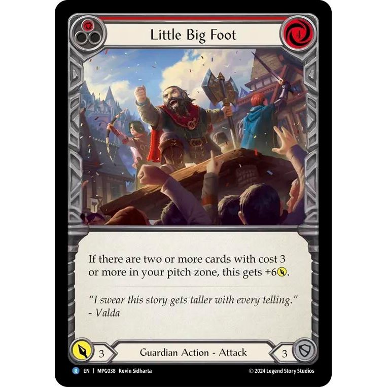 Image for Little Big Foot (Red) (MPG038) - Flesh and Blood TCG