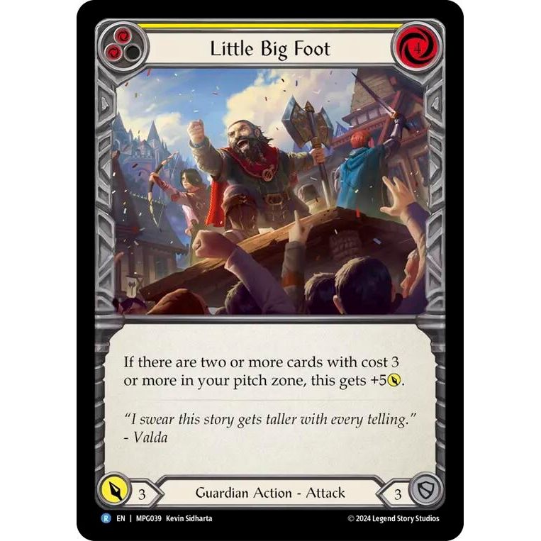 Image for Little Big Foot (Yellow) (MPG039) - Flesh and Blood TCG