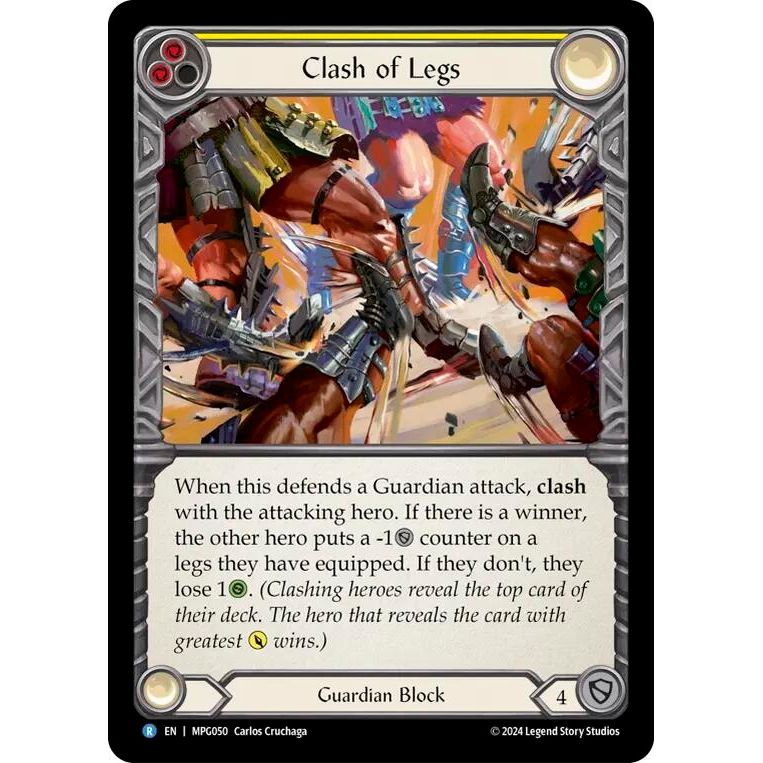 Image for Clash of Legs (MPG050) - Flesh and Blood TCG