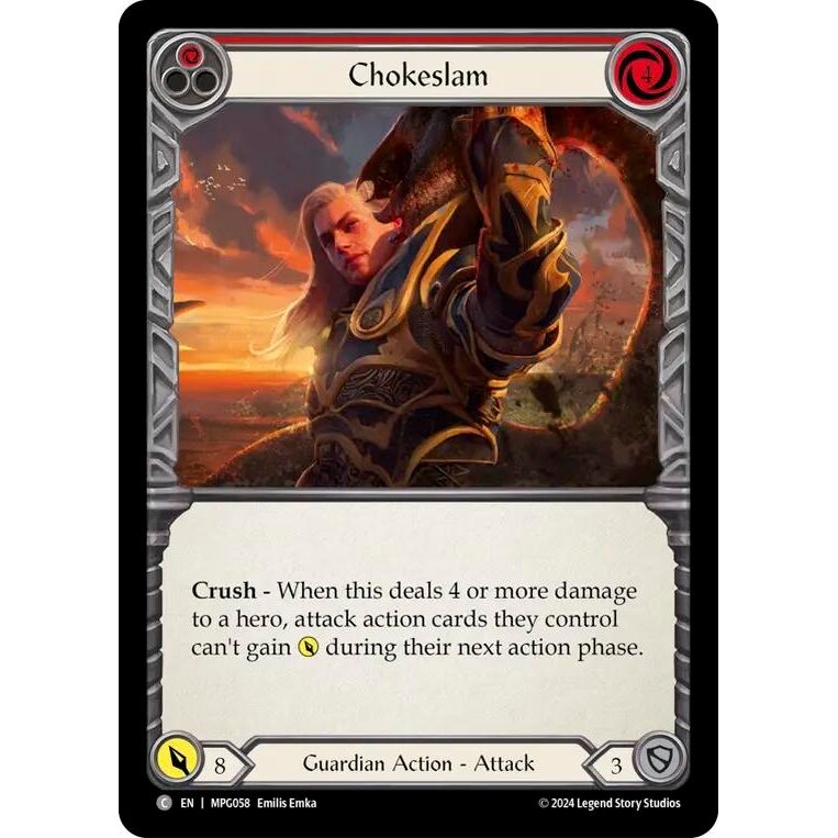 Image for Chokeslam (Red) (MPG058) - Flesh and Blood TCG