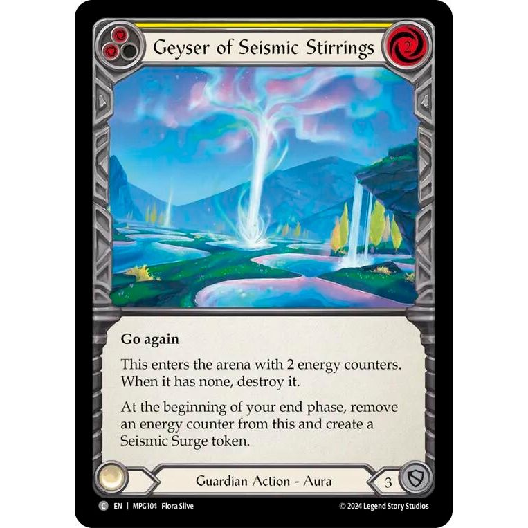 Image for Geyser of Seismic Stirrings (Yellow) (MPG104) - Flesh and Blood TCG