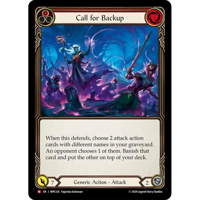 Image for Call for Backup (MPG126) - Flesh and Blood TCG