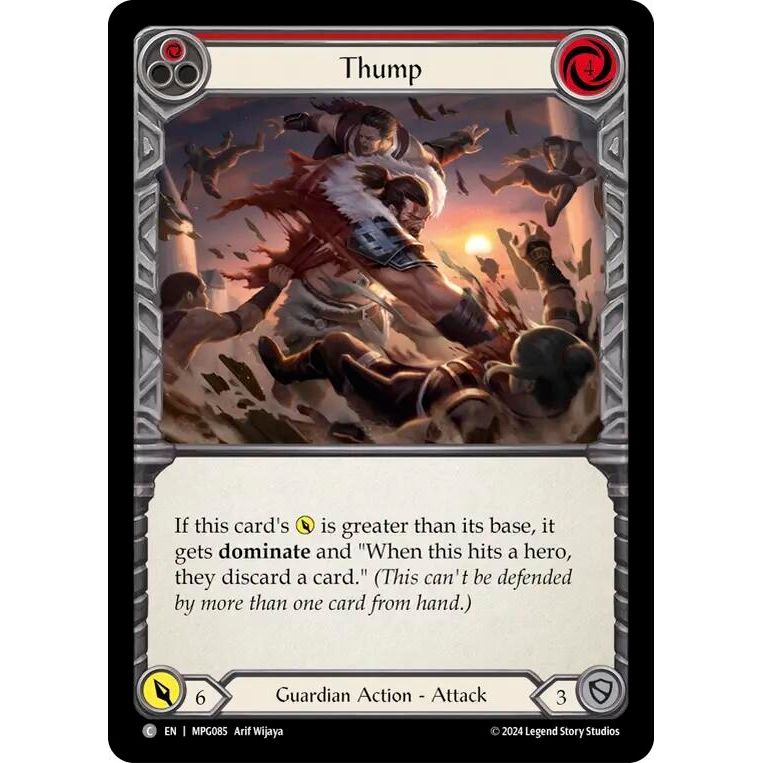 Image for Thump (Red) (MPG085) - Flesh and Blood TCG