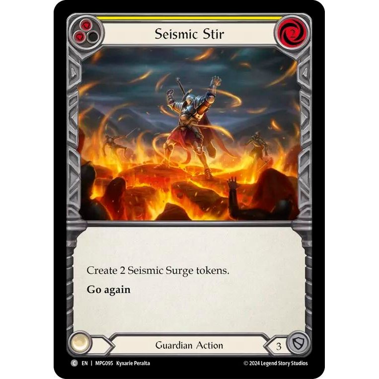 Image for Seismic Stir (Yellow) (MPG095) - Flesh and Blood TCG